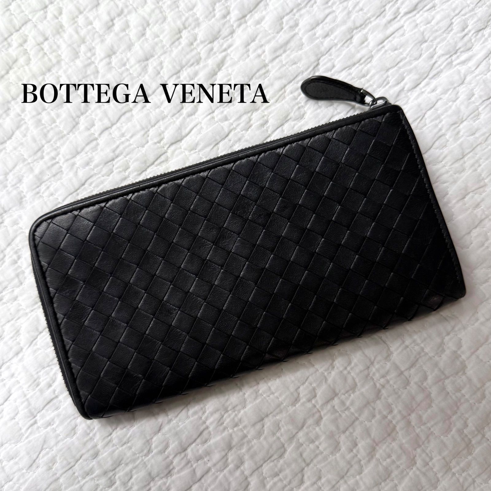 美品 BOTTEGA VENETA ボッテガヴェネタ 長財布 L字ファスナー