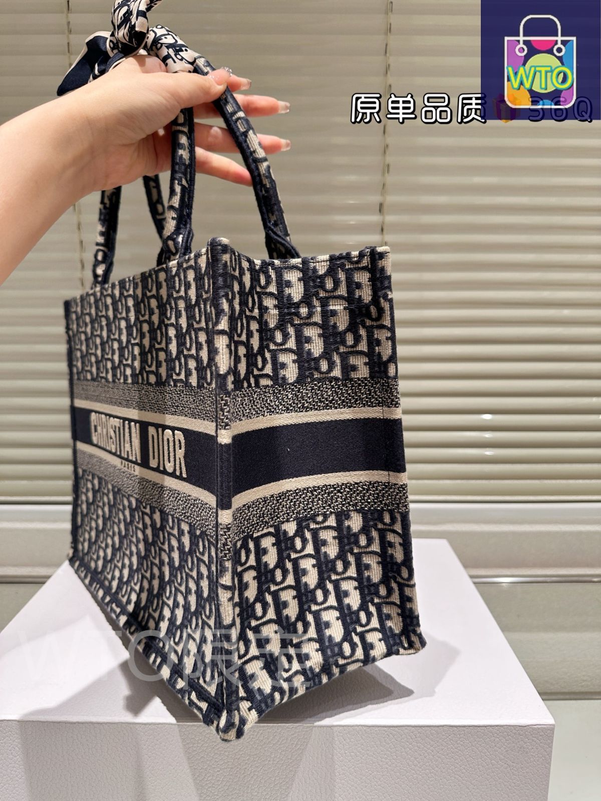 Dior ブックトート Dior Book Tote (美品)クリスチャン ディオール Christian