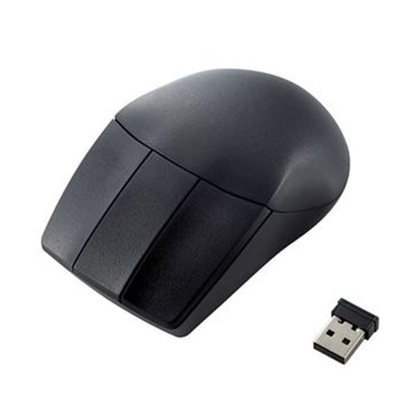 （まとめ）エレコム 3DCAD用無線3ボタンマウス ブラック M-CAD01DBBK 1個