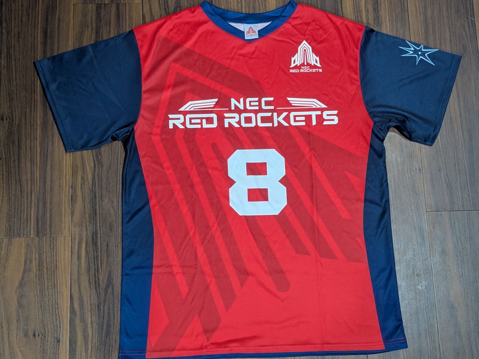 希少 NEC レッドロケッツ RED ROCKETS レプリカ ユニフォーム XL