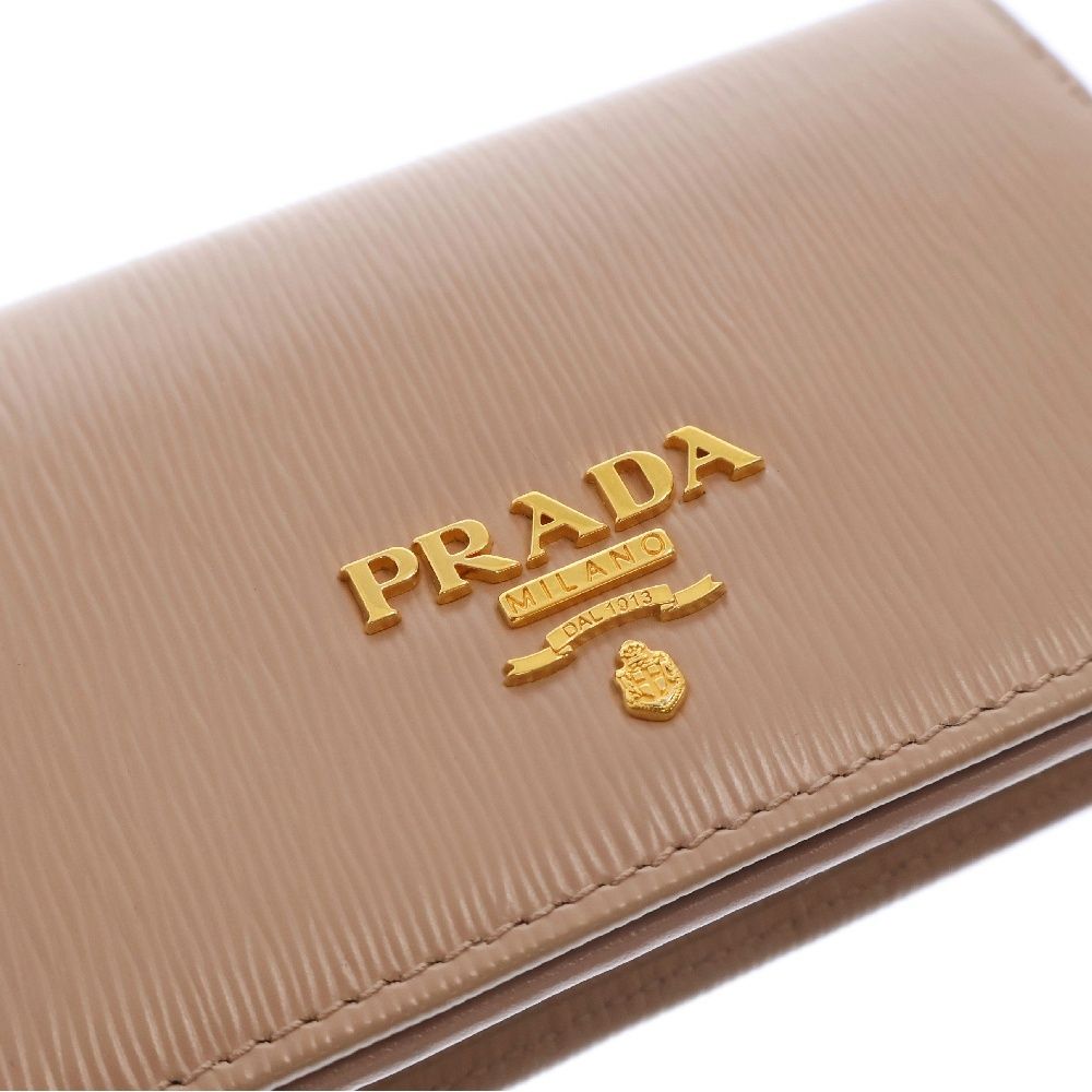 PRADA (プラダ) ヴィッテロ カードケース 名刺入れ ベージュ 1MC122