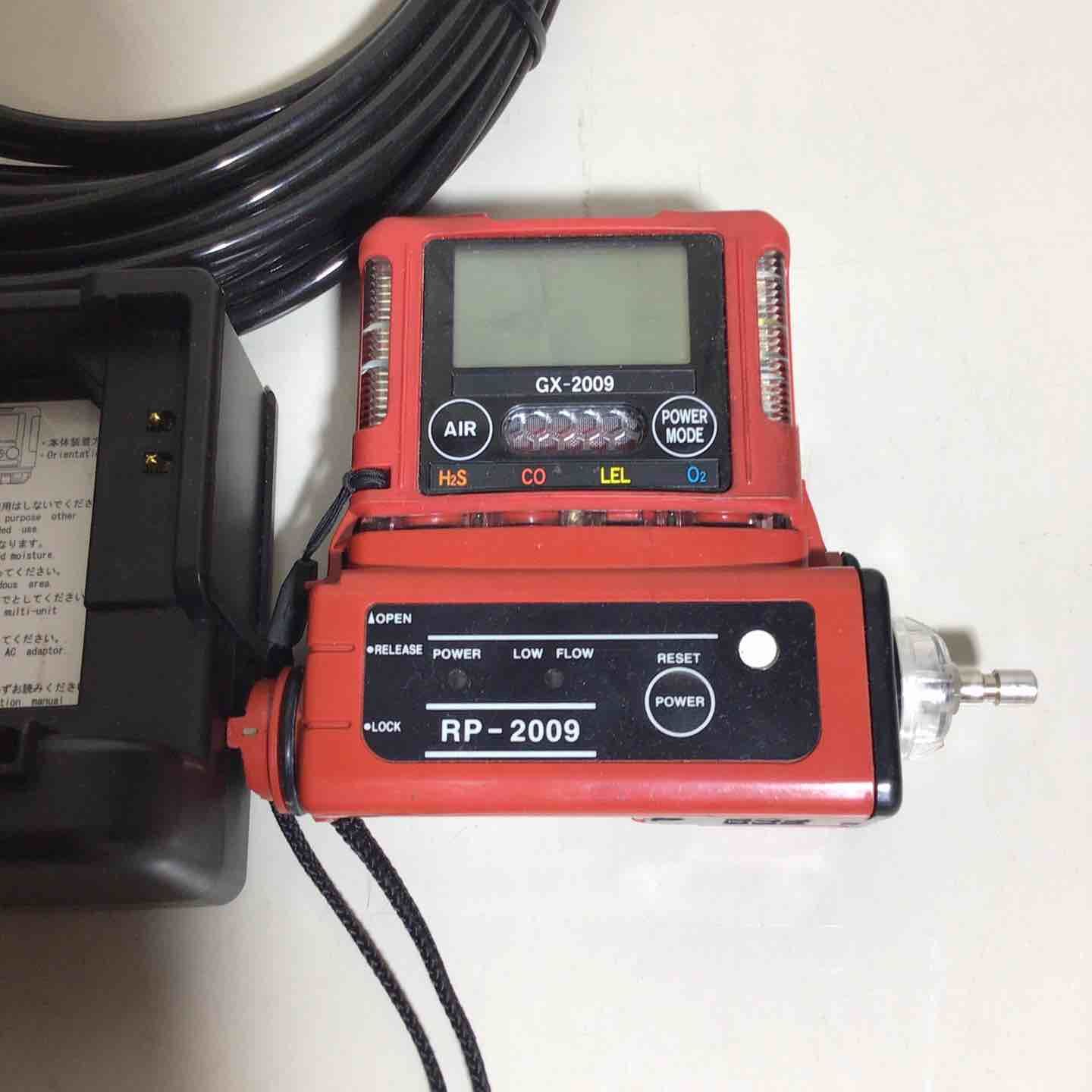 理研計器 ポケッタブルマルチガスモニター GX-2009 ガス検知器 ガス吸引用ポンプユニット RP-2009 付き 戸田店