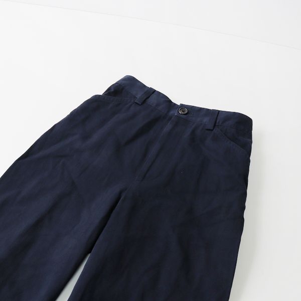 2021SS MARGARET HOWELL マーガレットハウエル COTTON LINEN TWILL トラウザーズパンツ 1/ネイビー【2400013442688】  - メルカリ