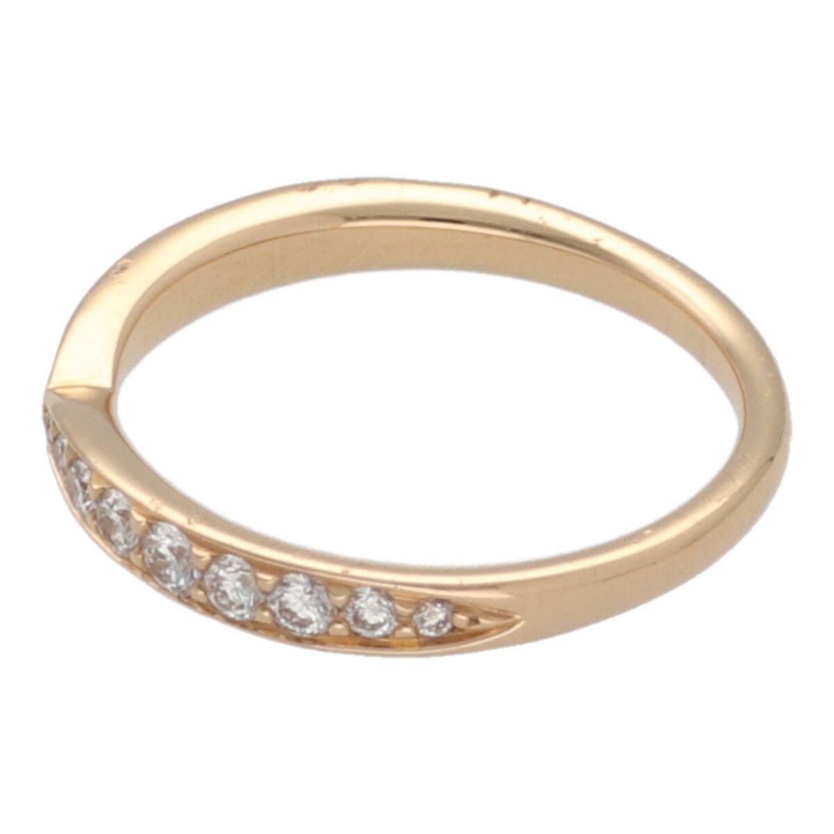 中古】 Tiffany＆Co ティファニー ハーモニーバンド リング 5号 K18RG 