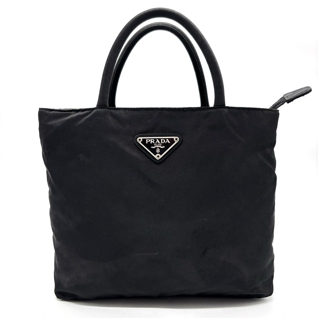 美品✨ PRADA ショルダーバッグ 三角ロゴ ナイロン レザー A4収納可