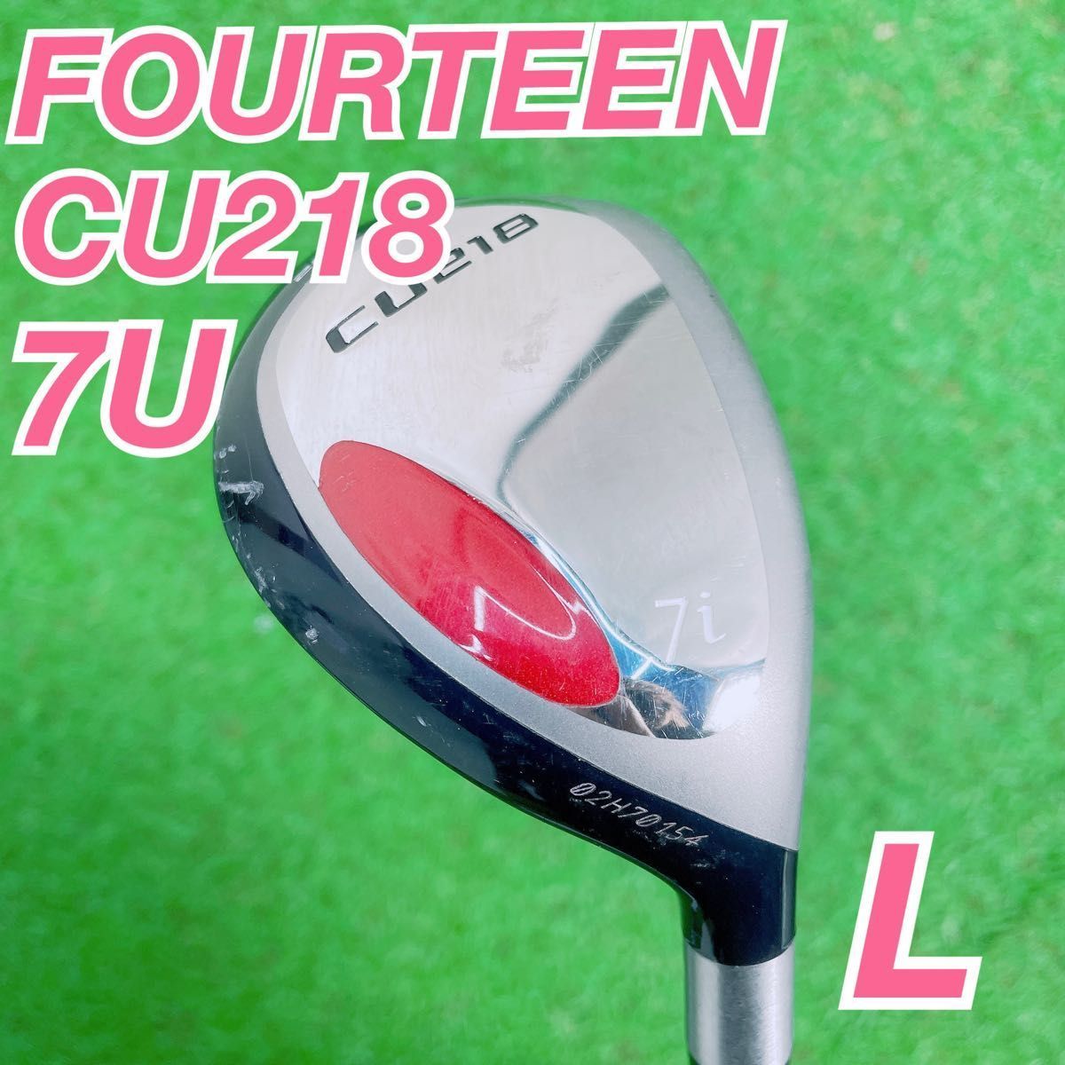 ゴルフクラブ　レディース　ユーティリティ　7U フォーティーン　NTA0225中古　安い　初心者　おすすめ　やさしい　FOURTEEN CT218