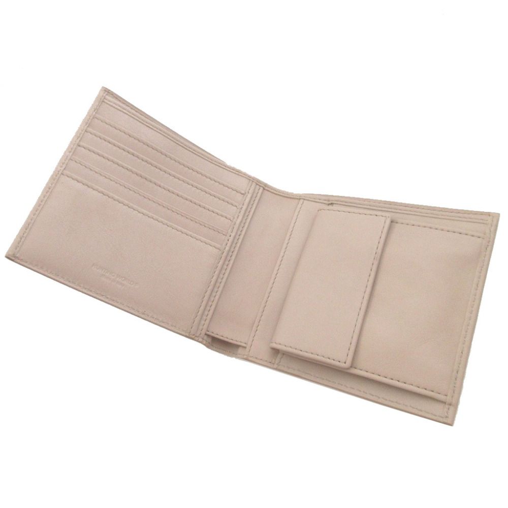 未使用 ハンティングワールド アイリー レザー アイボリー 2つ折り財布  