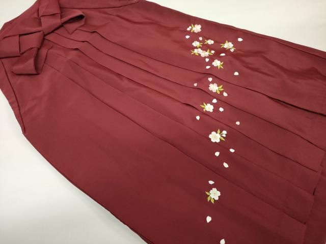 平和屋着物●女性 行灯袴 総刺繍 舞桜文 金糸 洗える着物 DAAX1519op
