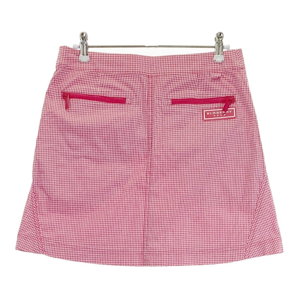 バーバリー レディースゴルフウェア スカート サイズ9 レッドチェック