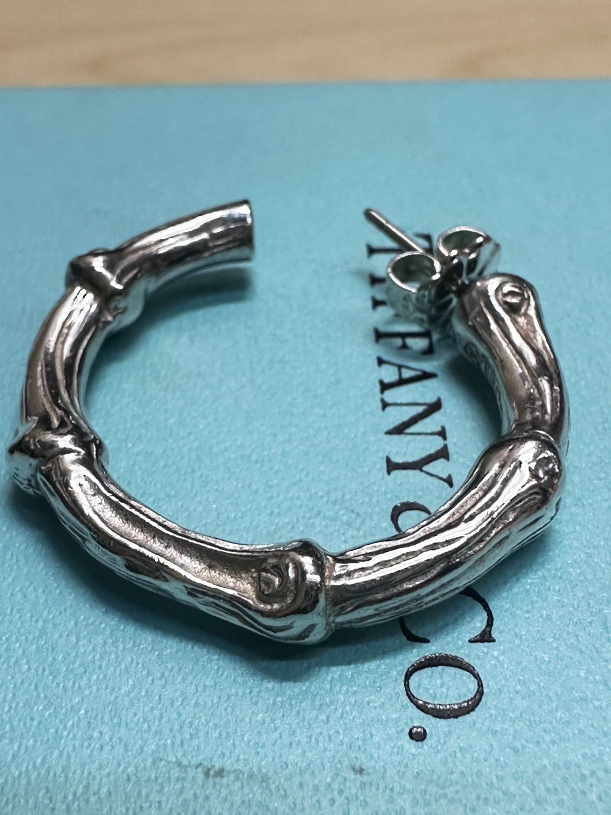 TIFFANY＆Co ティファニー バンブー フープ ピアス 片耳のみ約27㎜ TIFFANY&Co. バンブー フープピアス – Trip