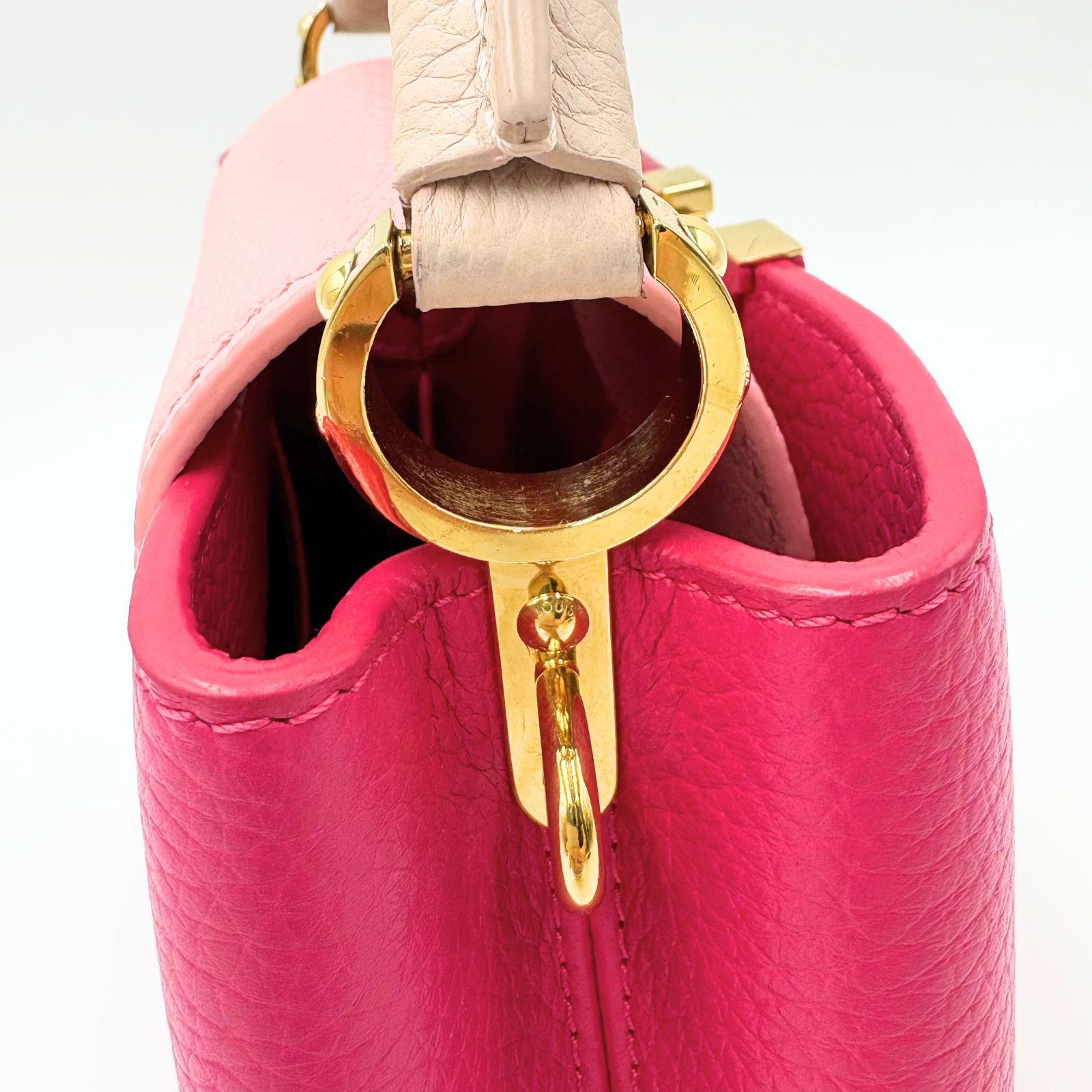 コンパクトで可愛い♪【LOUISVUITTON】ハンドバッグ ルイヴィトン バッグ モノグラム ショルダー Louis Vuitton