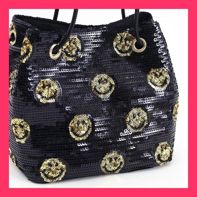☆【クーコ COOCO】 SMILEY／総スパンコールロングショルダー