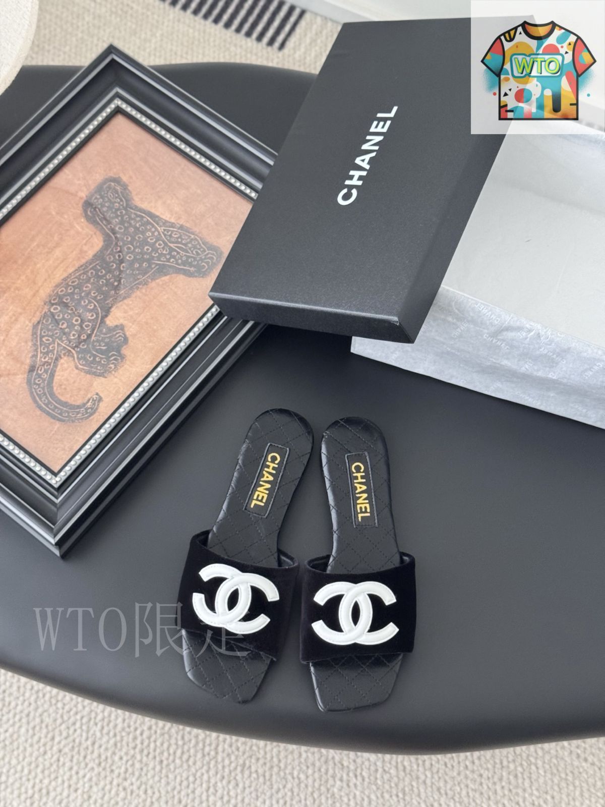 未使用品 CHANELスリッパです(^^) Chanel 27P 椿スリッパ08 - メルカリ