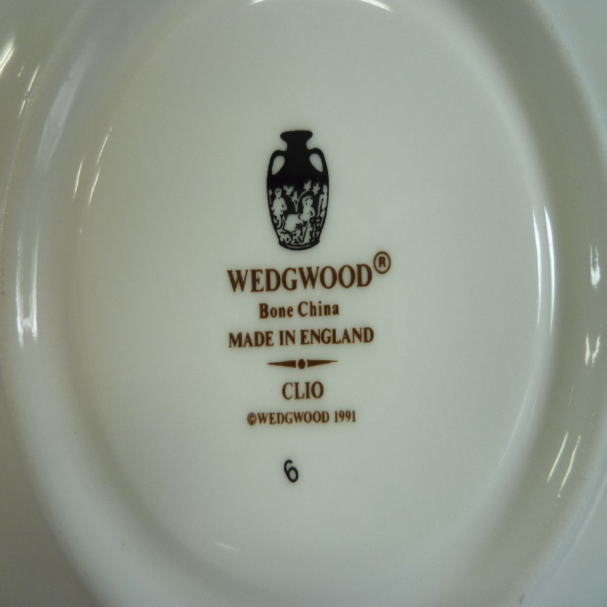 wedgwood CLIO カップ&ソーサー1客 黒壺刻印 カップ口径約85mm 高さ約70mm ソーサー 直径約145mm - メルカリShops