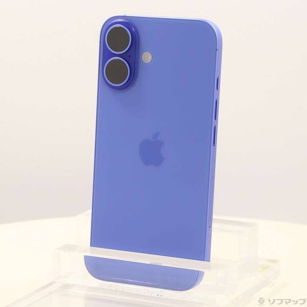 中古品〕 iPhone16 128GB ウルトラマリン MYDU3J／A SIMフリー【258】
