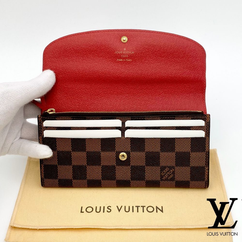 極美品】ルイヴィトン LOUIS VUITTON ダミエ ポルトフォイユ・エミリー ...