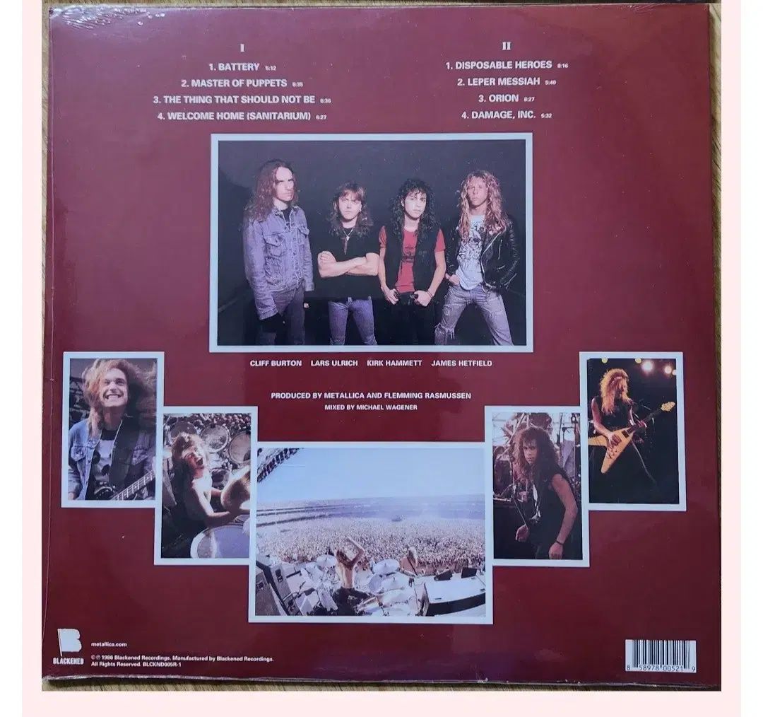 llica メタリカ Master Of Puppets LP