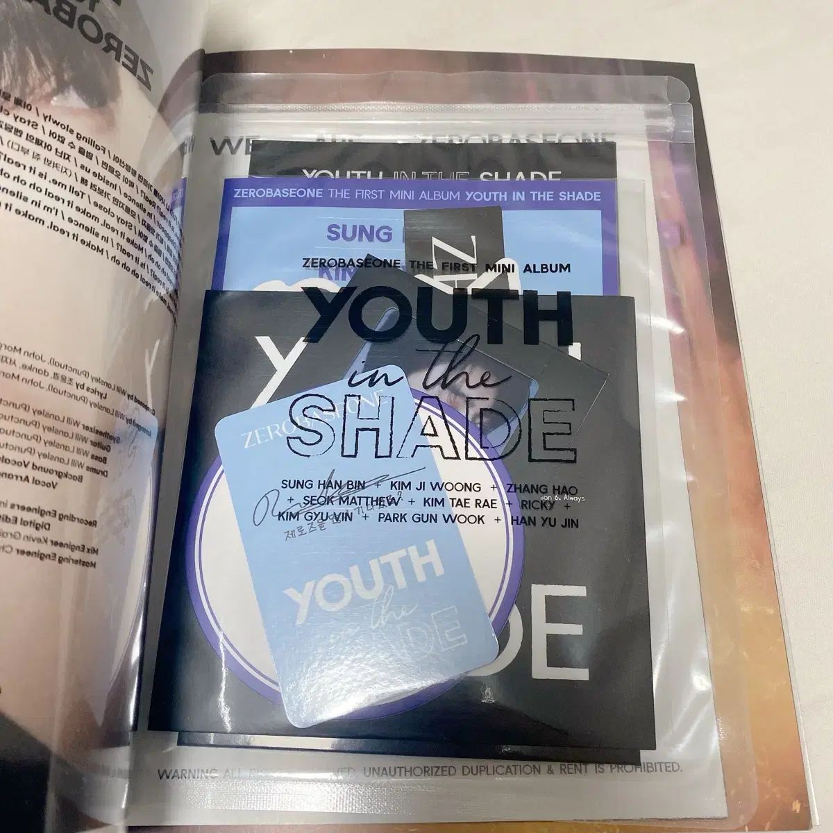 ZEROBASEONE(ゼロベースワン・ZB1・ゼベワン) 非売品 サイン