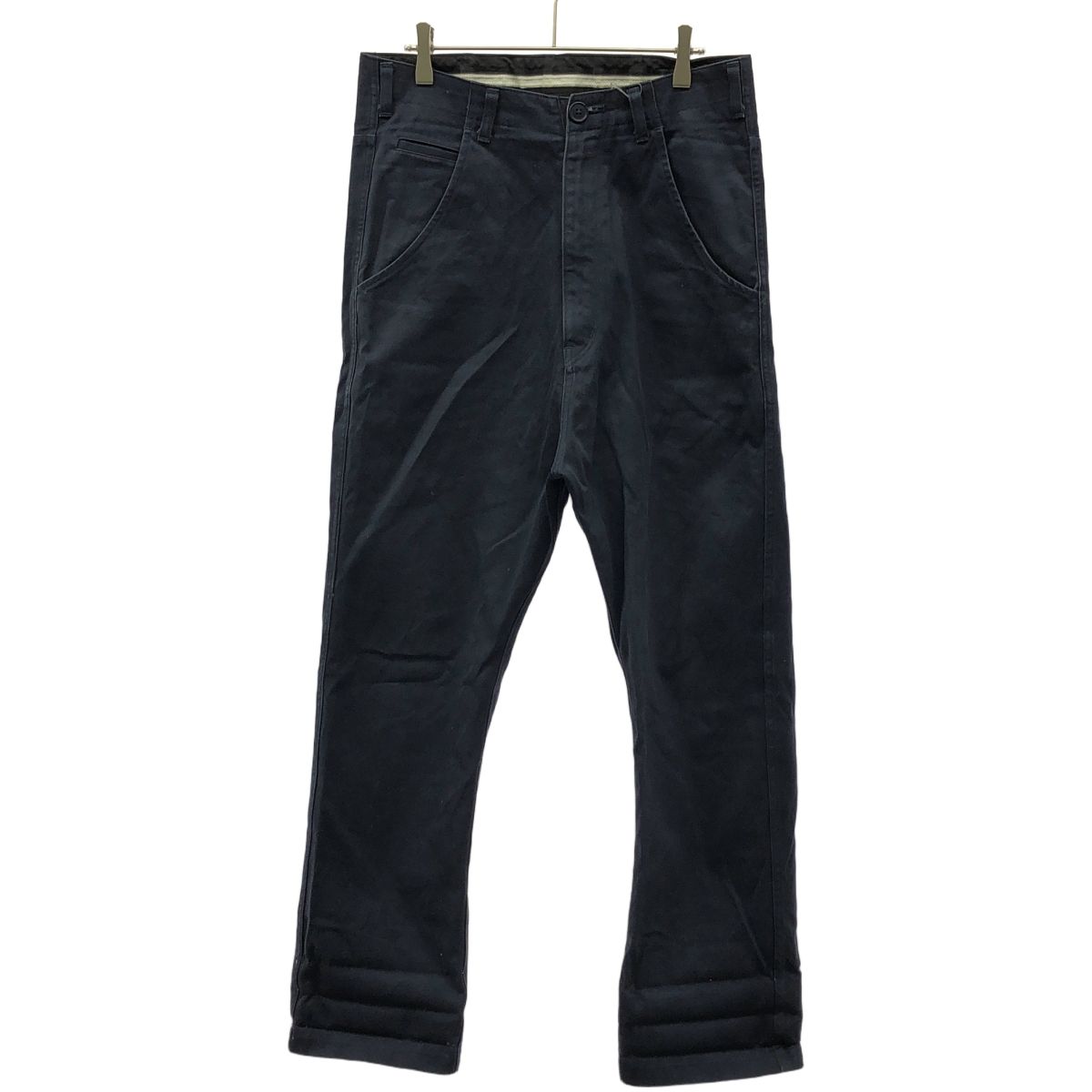 GANRYU ガンリュウ 09AW コットンパンツ ED-P0006 ネイビー S