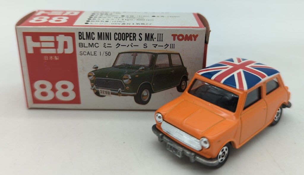 トミカ BLMC ミニクーパーS 88-2 マーク S マークⅢ III MINI ミニ