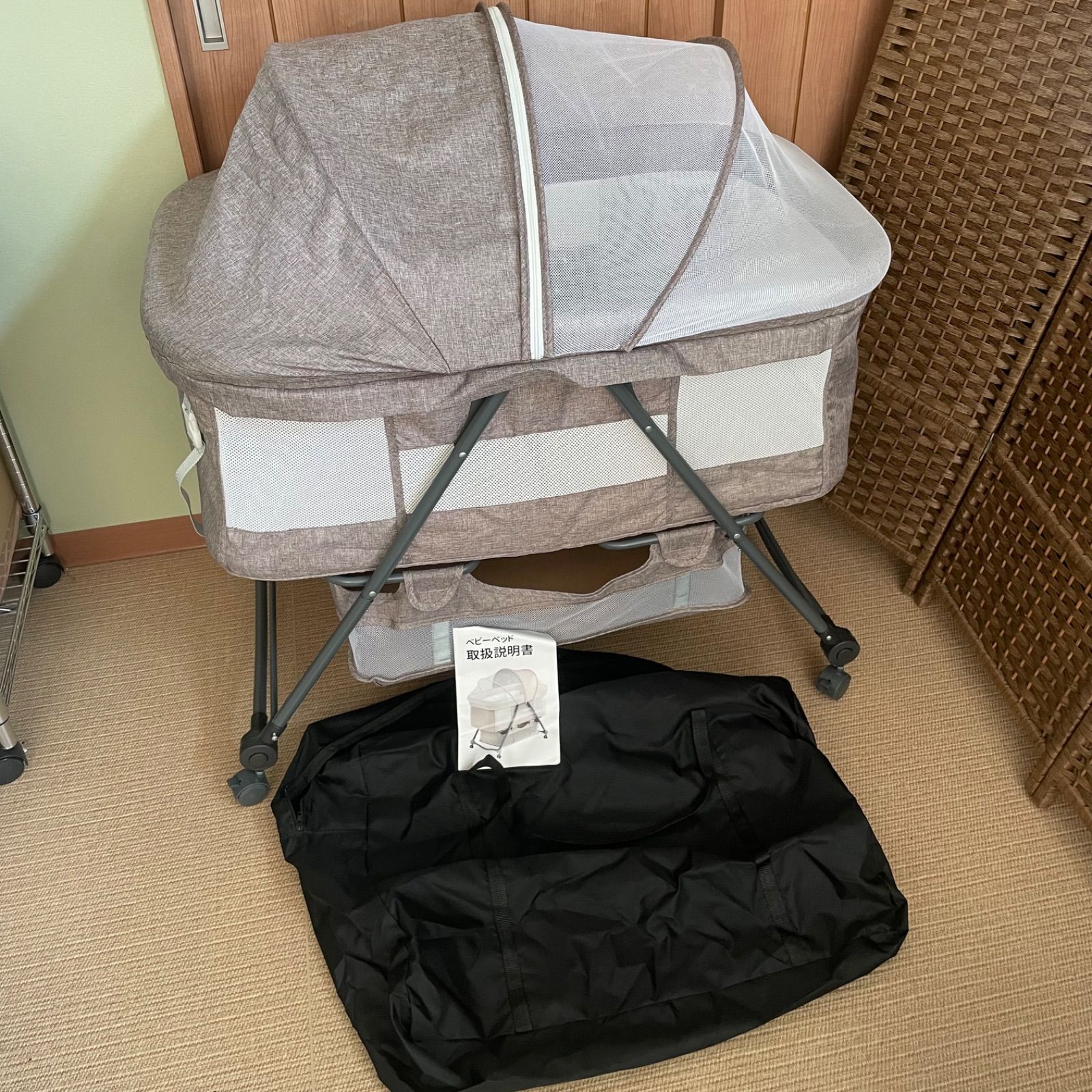 ZOOBLY ベビーベッド 添い寝ベッド 折りたたみ 管理番号SB643