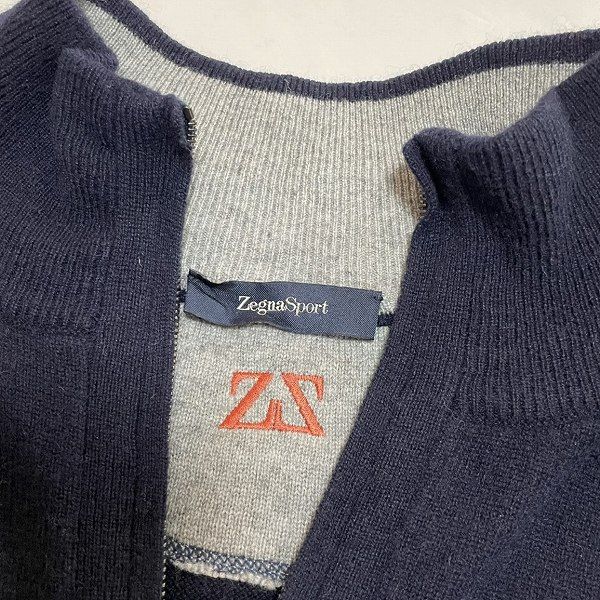 wnc エルメネジルドゼニア ErmenegildoZegna ニット・セーター 紺