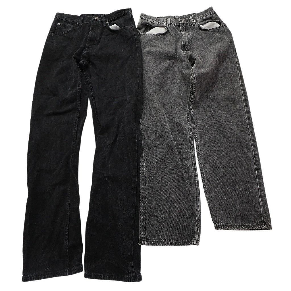 ブラックデニム 90s USA製 Levi'sリーバイス 505 ブラック デニムパンツ w38☆58