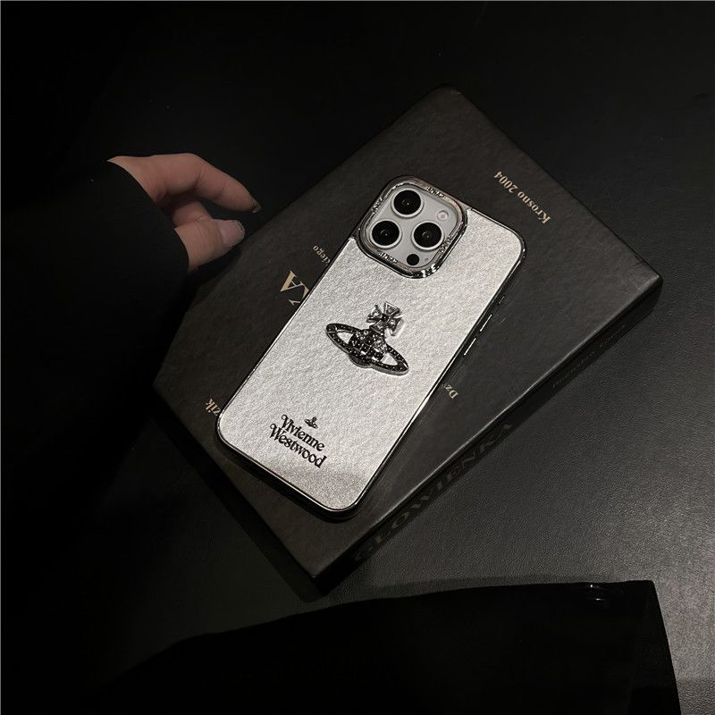 新品未使用 Vivienne Westwood iphone 携帯 ケース スマホケース ケース アイフォンケース 立体感 シルバー - メルカリ