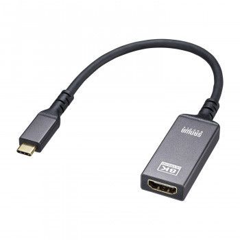 サンワサプライ USB Type C-HDMI変換アダプタ 8K|60Hz|HDR対応 AD-ALCHDR03