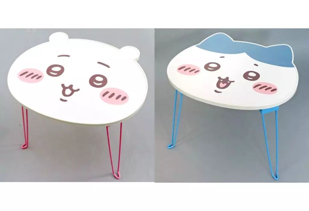 中古】雑貨 全2種セット おかお折りたたみミニテーブル1 「ちいかわ