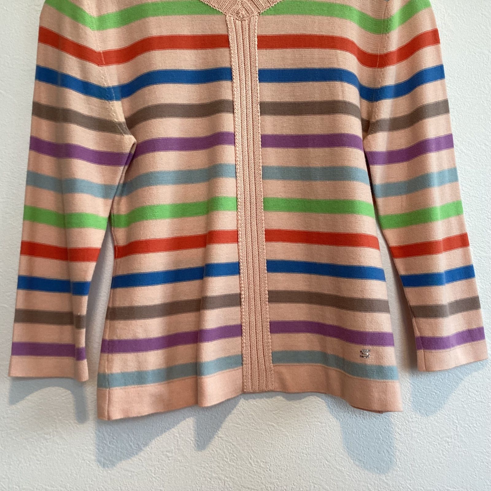 ☆訳あり☆ SONIA RYKIEL ソニアリキエル ニット 長袖 M ピンク