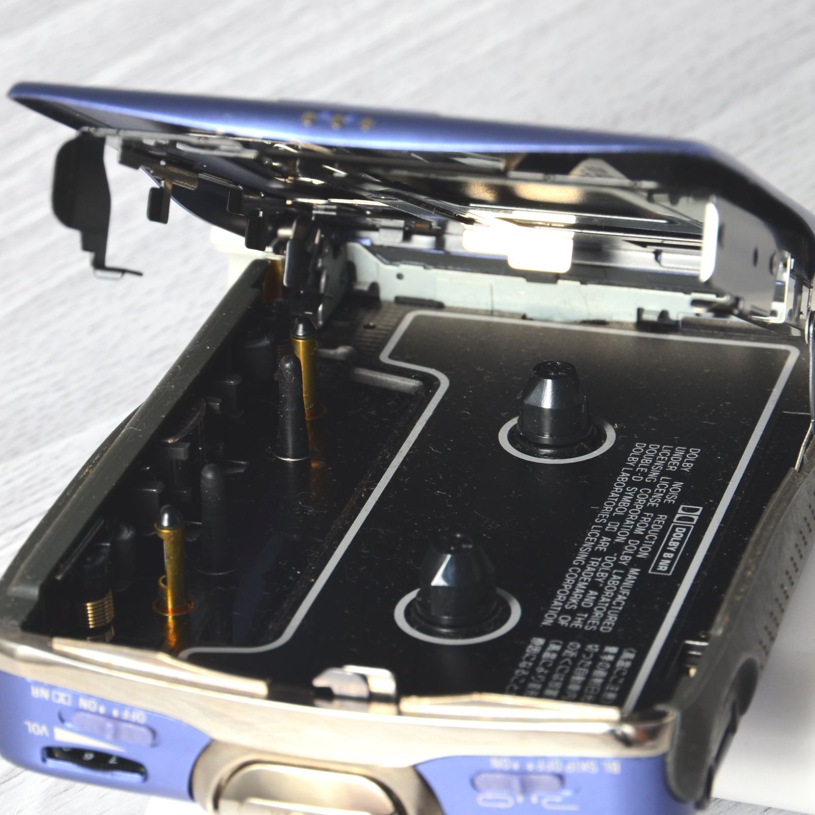 SONY WALKMAN WM-EX2 カセットウォークマン ブルー 整備済 TY333