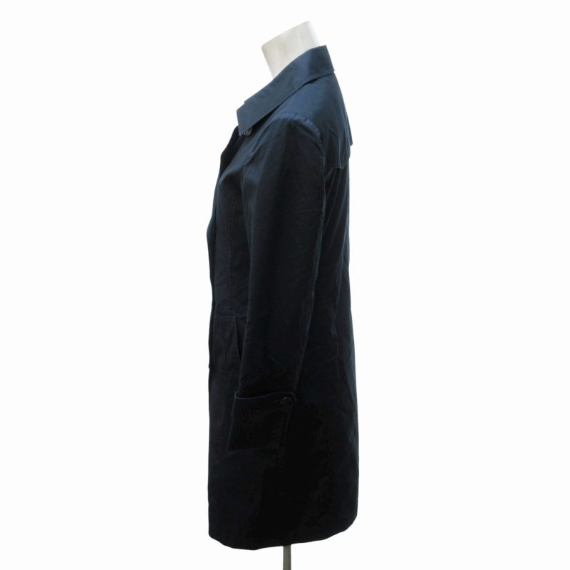 ★美品★MADUSON オンワード樫山 カシミヤ100 ダブルロングコート 紺 高級 MADUSON オンワード樫山 カシミヤ100% ネイビー コート L