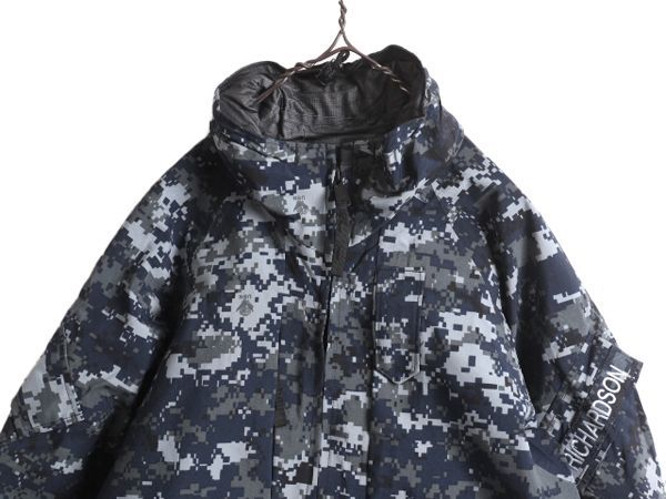 US NAVY 実物 ゴアテックスパーカー デジタルカモ SMALL