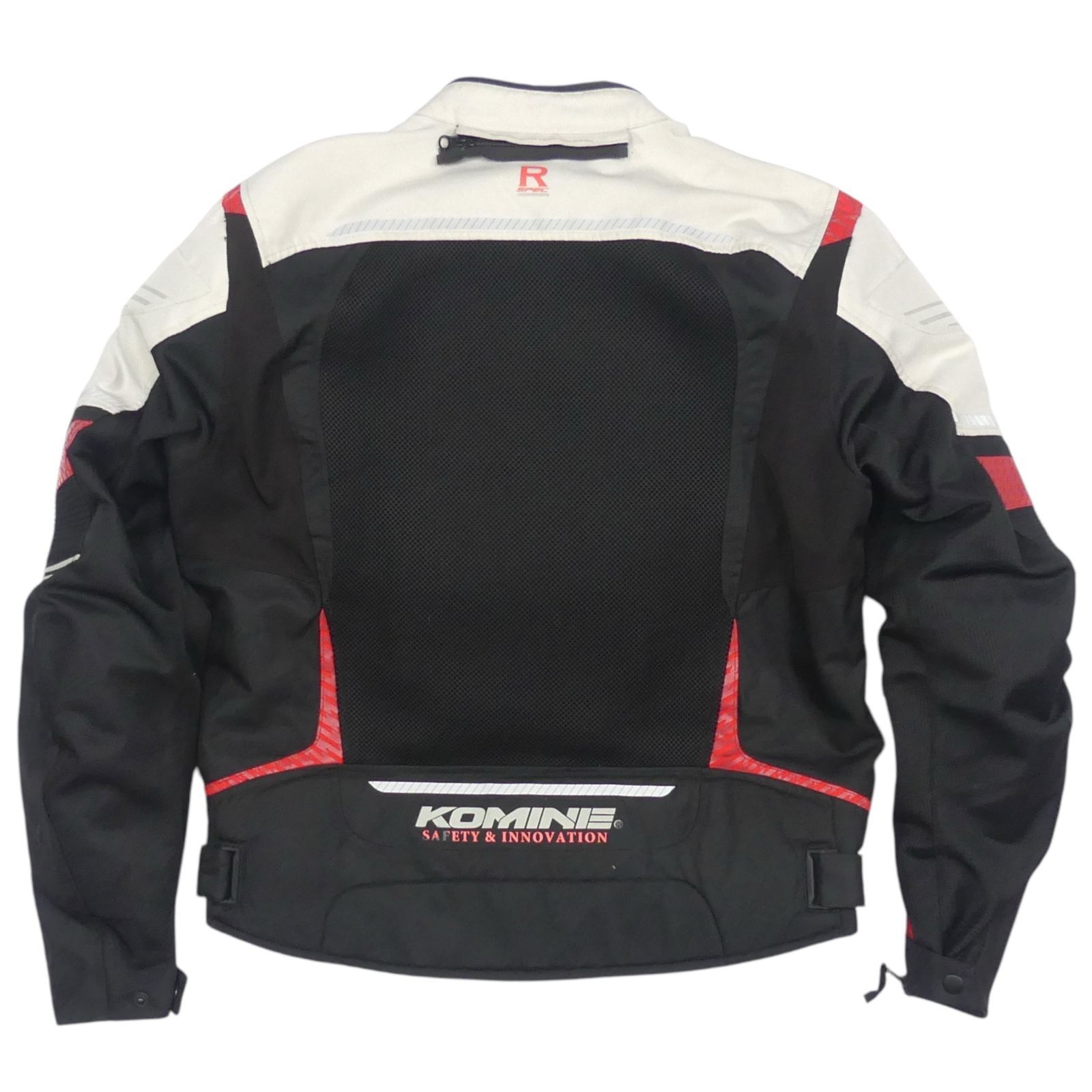コミネ 3XL KOMINE レーシングジャケット 赤黒 ライディングレザー