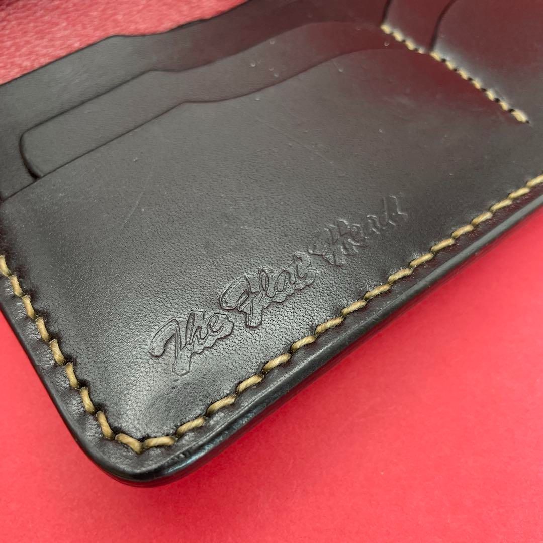 美品⭐️THE FLAT HEAD フラットヘッド バイカーウォレット　長財布　黒 2025年最新】THE FLAT HEAD カラー：ブラック系 長財布の人気