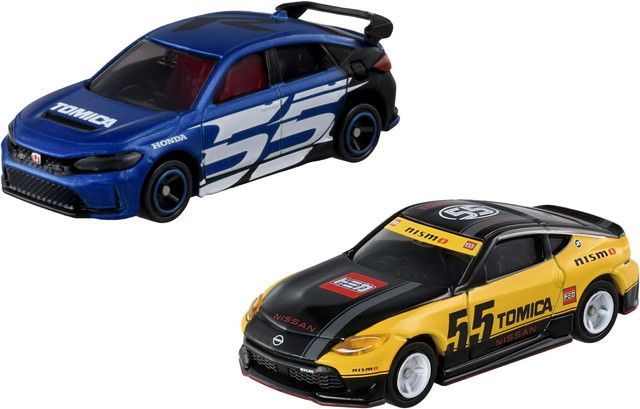 トミカ2台セット☆日産フェアレディZ  ＆ホンダシビックTYPE  R 新品 【2点セット】ホンダ シビック TYPE R トミカ55周年