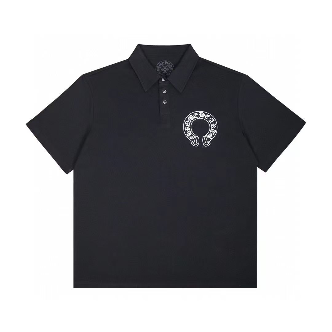 新品✨CHROME HEARTS (クロムハーツ) POLO ロゴ スクロールラベル ...