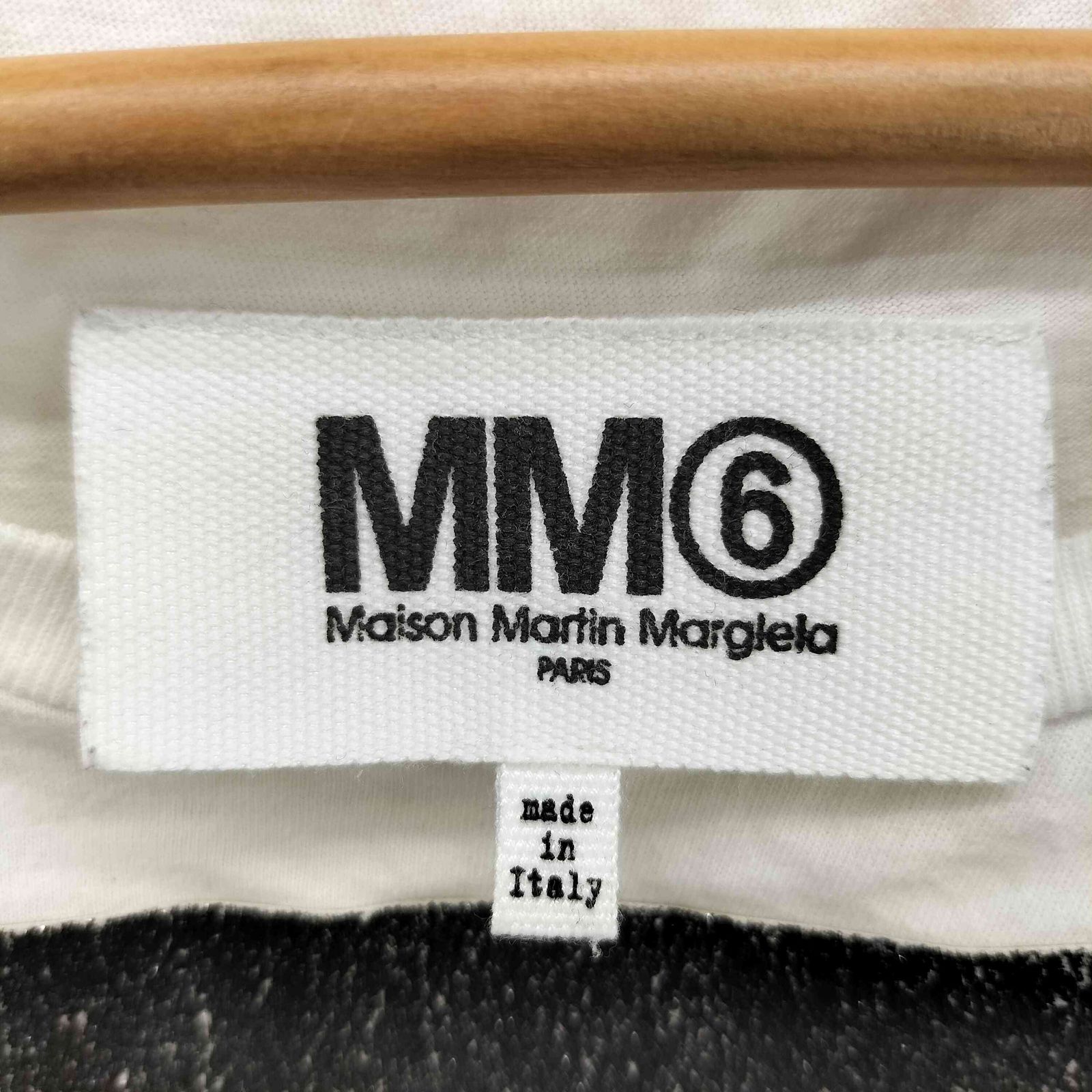 新品　MM6 MAISON MARGIELA ボーダーカットソー エムエムシックスメゾンマルジェラ MM6 Maison Margiela