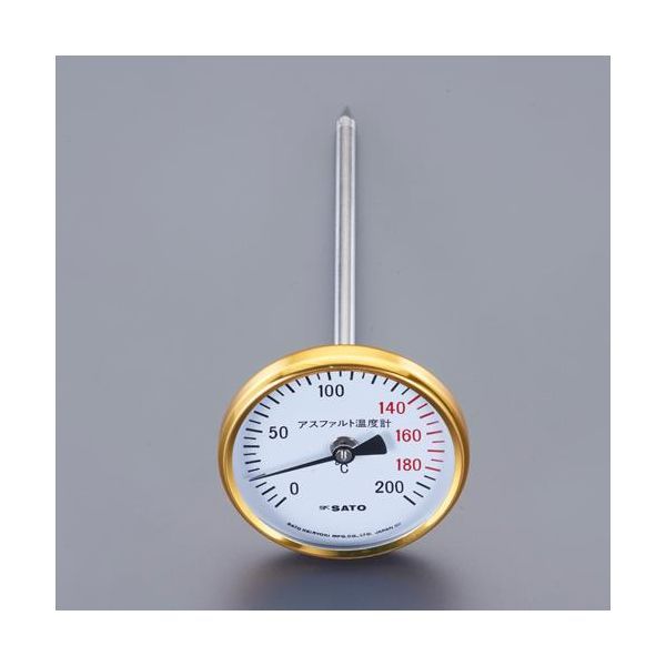 ７営業日以内発送 在庫品 エスコ EA 728 GK 41 200 x 80 mm アスファルト温度計 販売不可