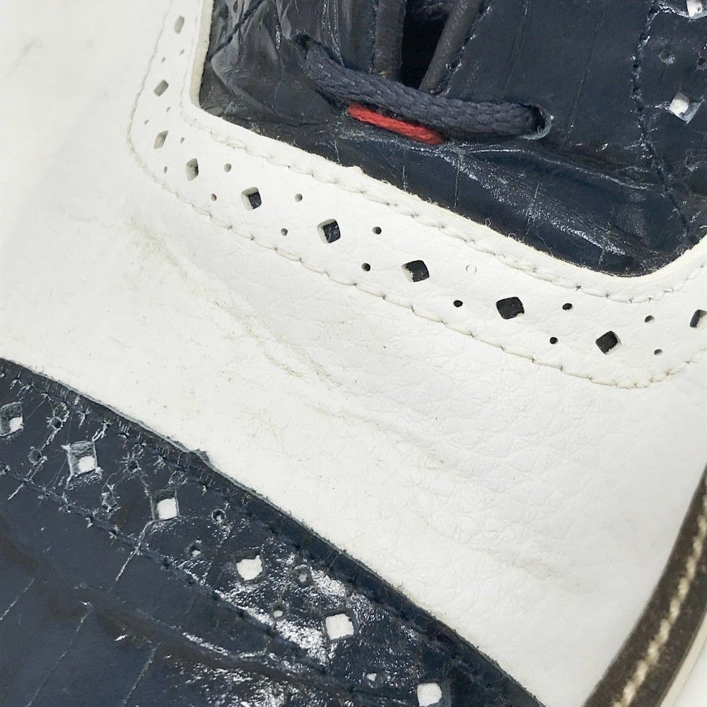 FOOT JOY フットジョイ 53929J DRYJOYS プレミア ターロウ ゴルフシューズ  ネイビー系 25cm [240101489183] ゴルフウェア メンズ ストスト FOOT JOY フットジョイ 53929J DRYJOYS プレミア ターロウ