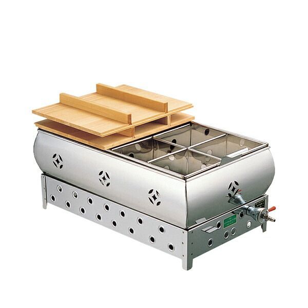 18-8 おでん鍋 マッチ点火 8寸 13A