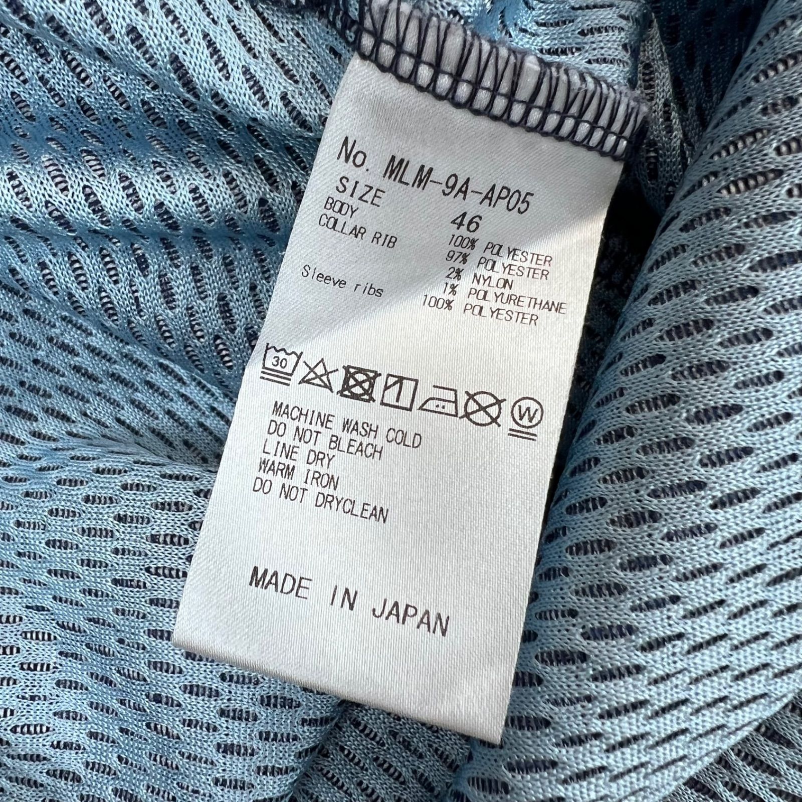 MARK&LONA 19ss Rewind Mesh Polo MLM-9A-AP05 navy 46 M GOLF マーク