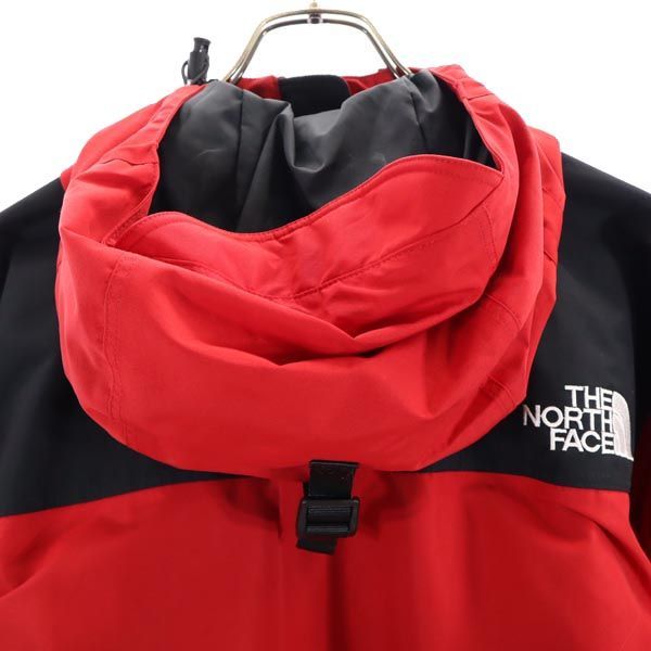 ノースフェイス 日本製 NP-2192 マウンテンパーカー M レッド×ブラック THE NORTH FACE マウンテンガイドジャケット メンズ  【中古】 【230912】