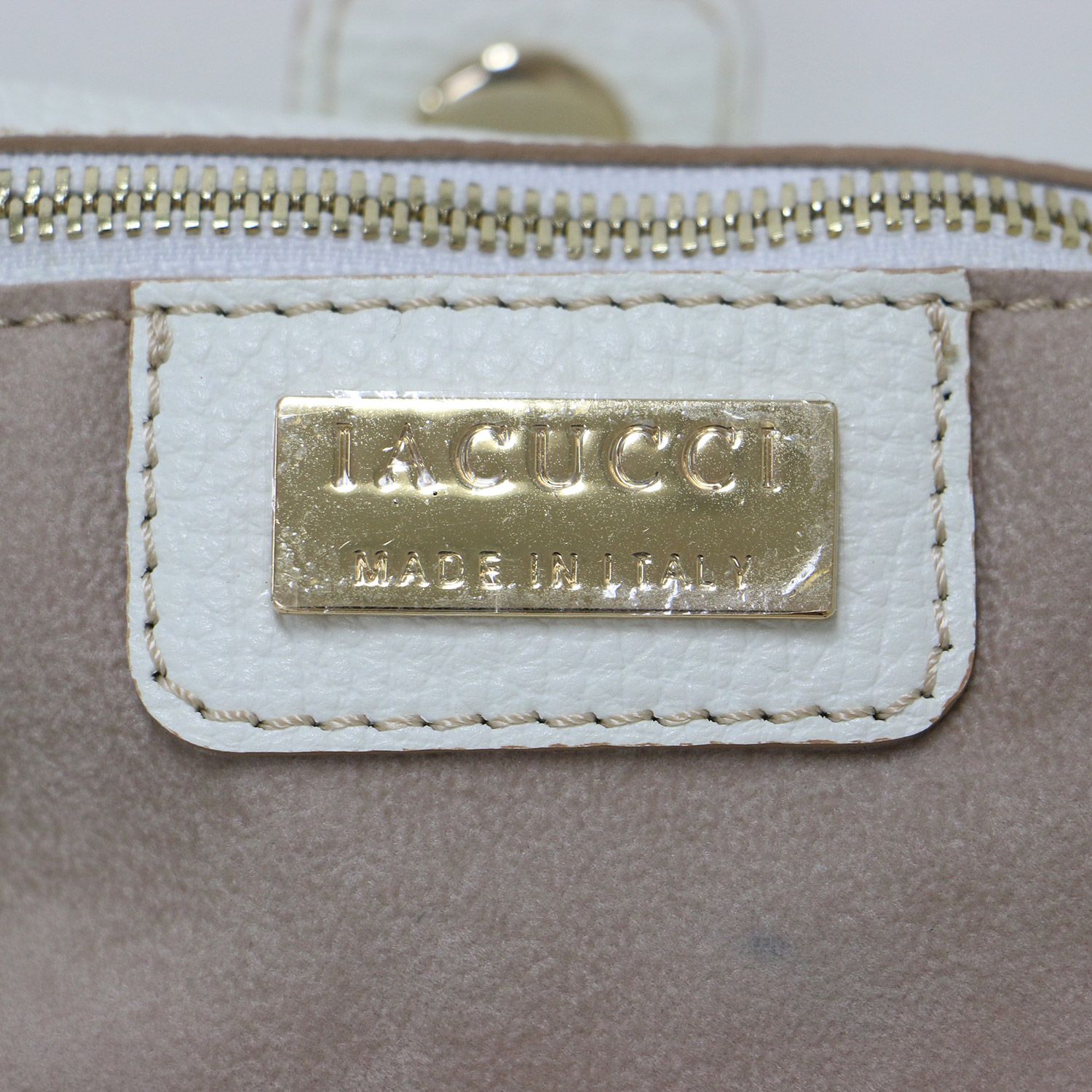 IACUCCI イアクッチ バッグ ホワイト 白 / バイカラー トートバッグ