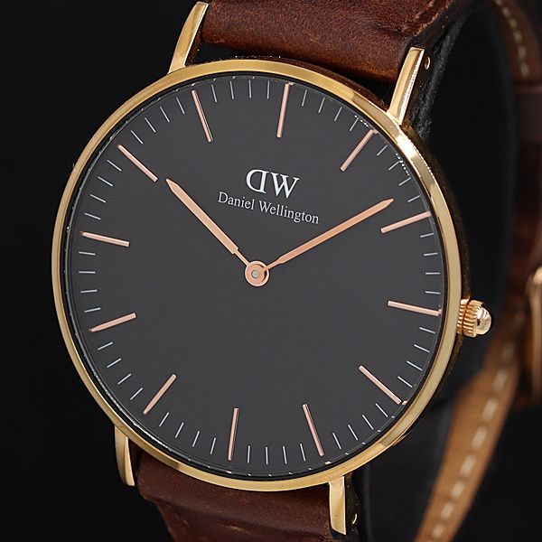 稼動 良品 ダニエルウェリントン B36R16 QZ メンズ/レディース腕時計