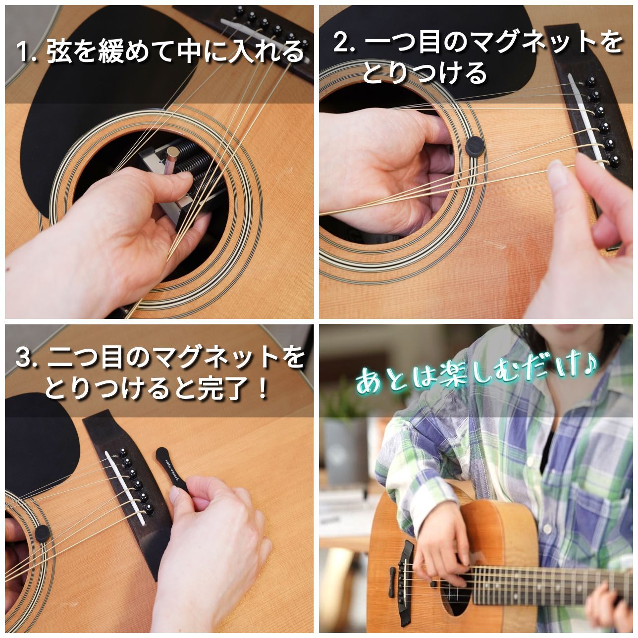 クラシックギター/ガットギター用 ナチュリバーブ natu-reverb CG-1n 