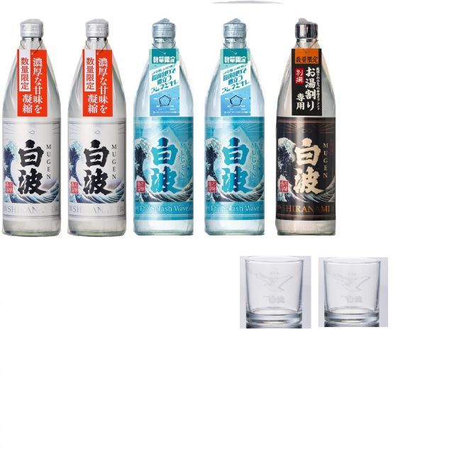プレゼント 芋焼酎ギフト 薩摩酒造白波MUGEN飲み比べセットMUGEN白波2
