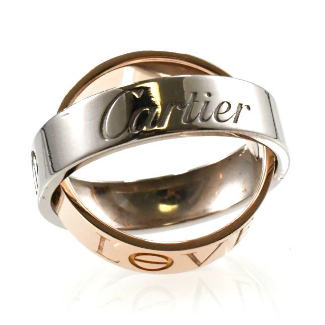Cartier カルティエ シークレットラブ リング K18 ホワイトゴールド 