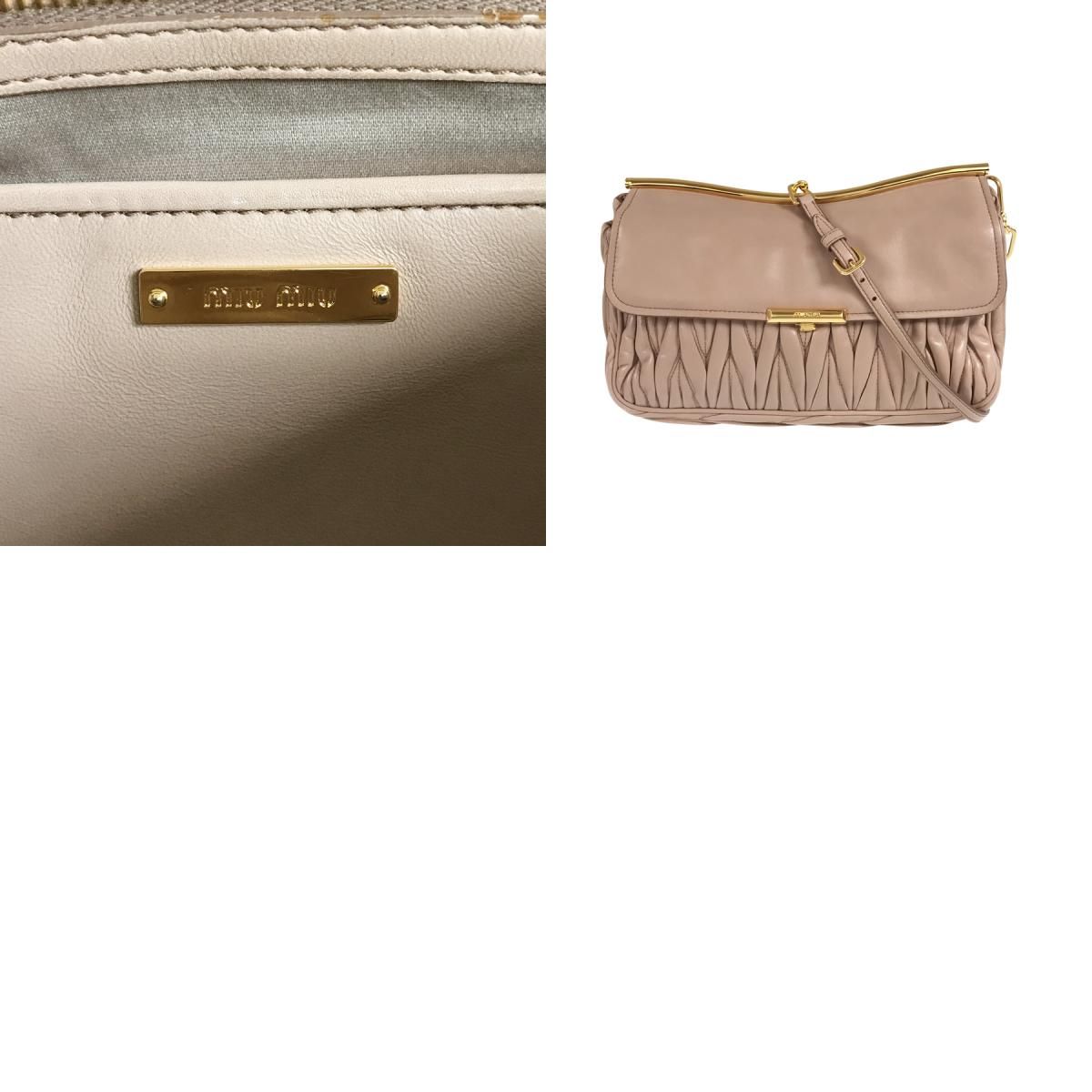 ミュウミュウ MIUMIU マテラッセ MATELASSE チェーン RR1898 CAMMEO 